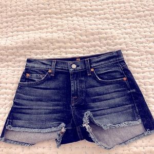 7 for All Mankind jean shorts size 25